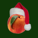 Peach Tree Santas